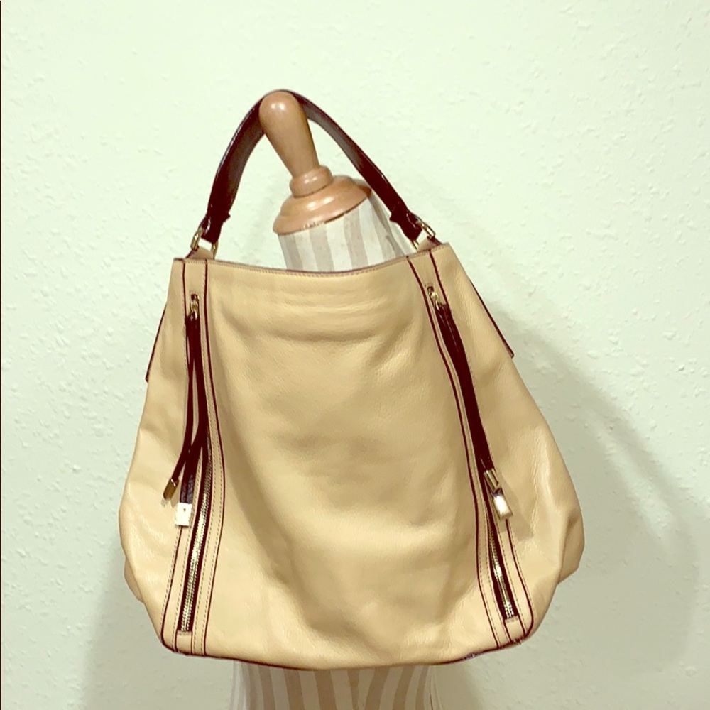 Tan Neiman Marcus Soft Leather Bag